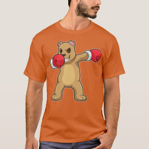 Camiseta Urso como Boxer no Separador Dança Hip Hop Boxing