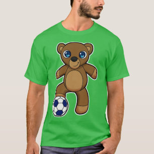 Camiseta Urso como jogador com bola