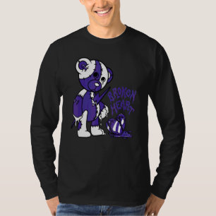 Camiseta Urso Coração Quebrado Ama 5s Combinando