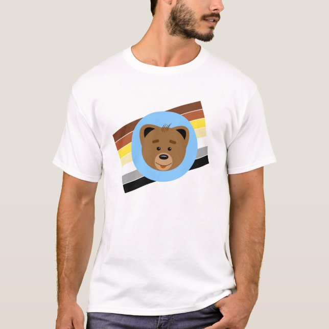 Camiseta Urso Cub e bandeira (Frente)