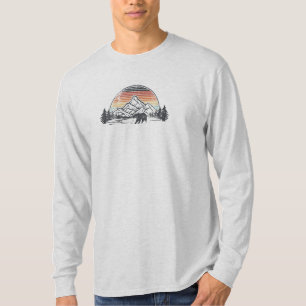 Camiseta Urso da aventura nas montanhas