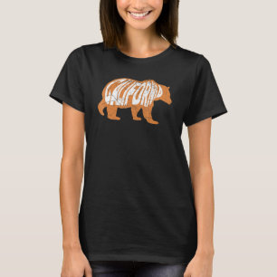 Camiseta Urso da Califórnia América EUA Americano Californi