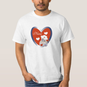 Camiseta Urso da enfermeira com t-shirt e presentes do