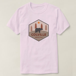 Camiseta Urso da Floresta Nacional de Colville