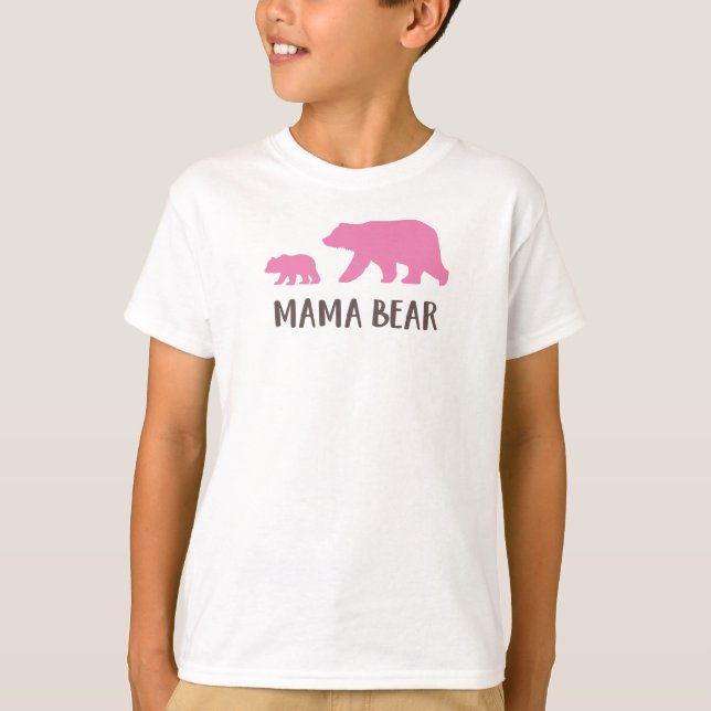 Camiseta Urso Da Mãe, Cubo Do Urso, Urso Bonito, Urso Peque (Frente)