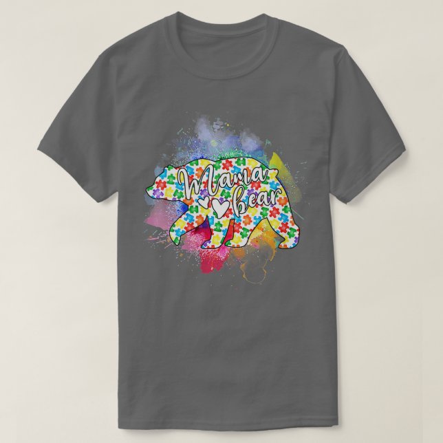 Camiseta Urso da mamãe (2) (Frente do Design)