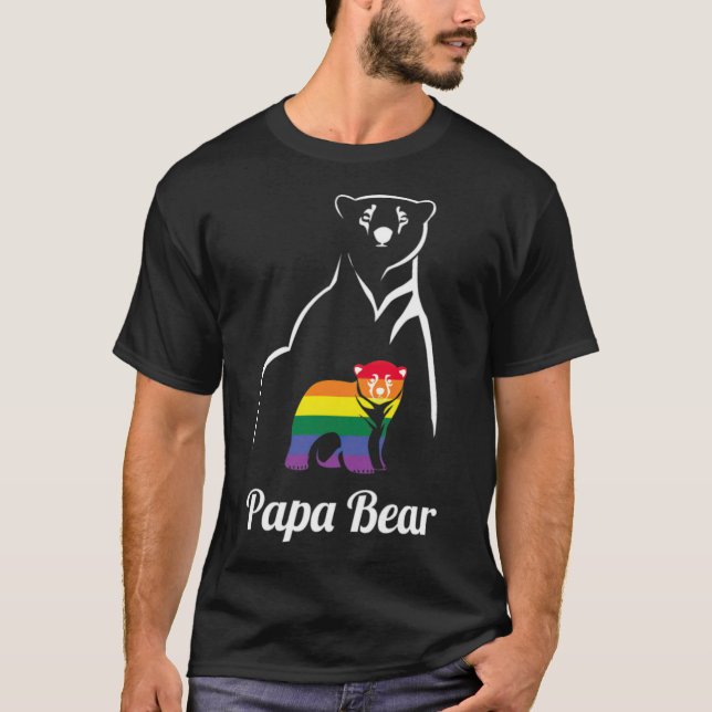 Camiseta Urso da mamãe LGBT - escala padrão-4_00x (Frente)