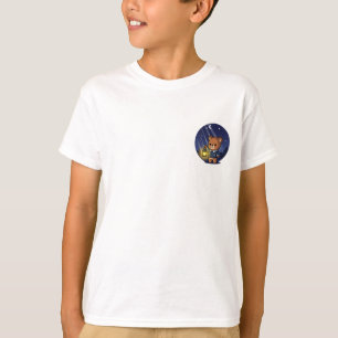 Camiseta Urso da Meia-Noite Lanterna Noite Floresta Criança