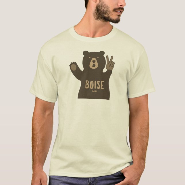 Camiseta Urso da Paz de Boise Idaho (Frente)