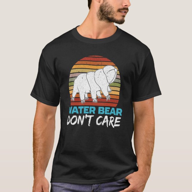 Camiseta Urso d'água não se importa com a Ciência do Leitão (Frente)