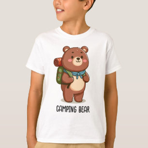 Camiseta Urso de Acampamento