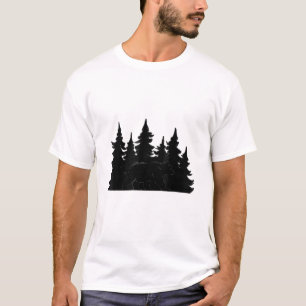 Camiseta Urso de Acampamento I Nature Foresthik Caravan Cam