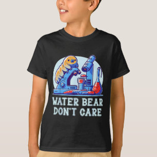 Camiseta Urso de Água Não Se Importa Tardígrado Urso de Águ