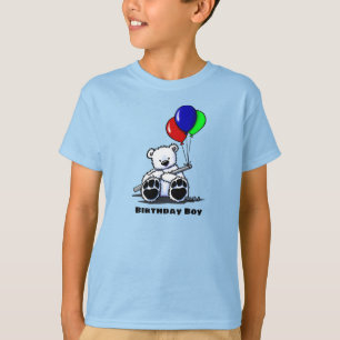 Camiseta Urso de Aniversário do KiniArt