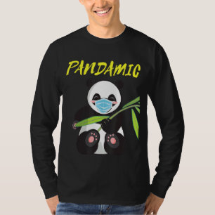 Camiseta Urso de Bambu Pandâmico com Pai Pandêmico de Másca