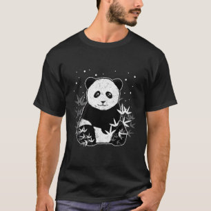 Camiseta Urso de Bambu Preto Panda