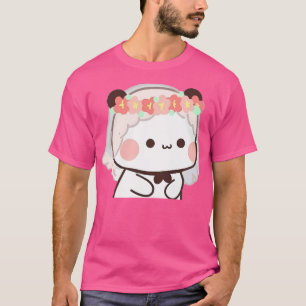 Camiseta Urso De Bubu E Casal De Panda E Brilho