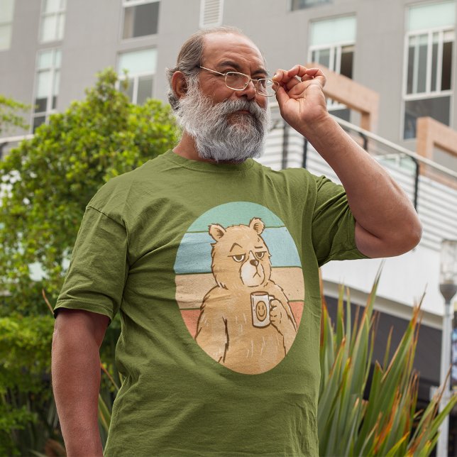 Camiseta Urso de Café" (Criador carregado)