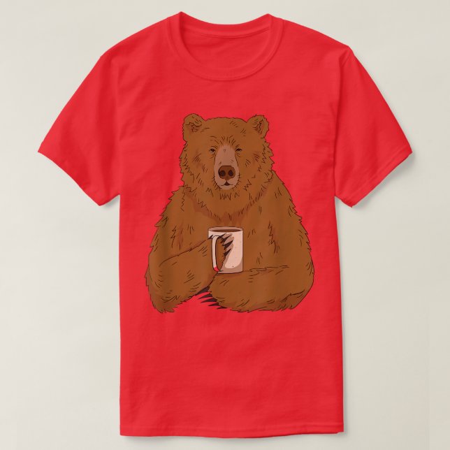 Camiseta Urso de Café 506 (Frente do Design)