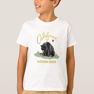 Camiseta Urso de Califórnia - o amor de Cali caçoa o