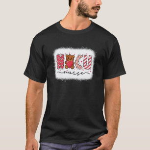 Camiseta Urso de Coração Fofo Enfermeira de UTI Neonatal En