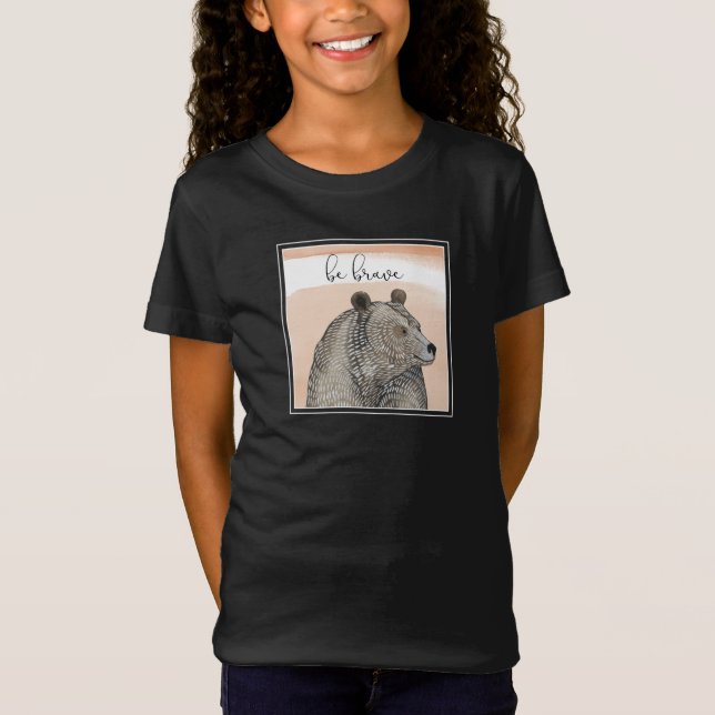 Camiseta Urso de fofinhos | Ser Corajoso (Frente)