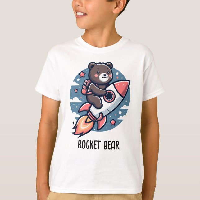 Camiseta Urso de Foguete (Frente)