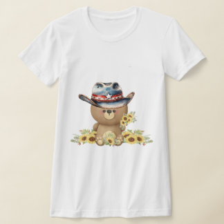 Camiseta Urso de Girassol