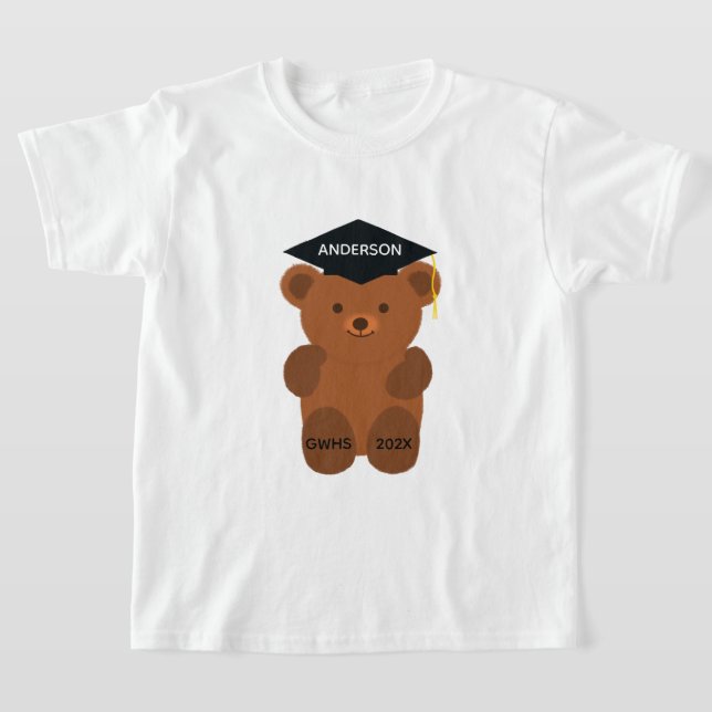 Camiseta Urso de Graduação nº 1 T-Shirt (Postura )