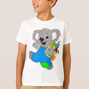 Camiseta Urso de Koala com trouxa