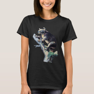 Camiseta Urso De Koala Em Um Brach De Árvore