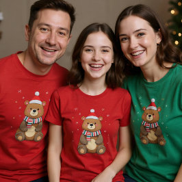 Camiseta Urso de Natal