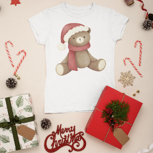 Camiseta Urso de Natal Adorável