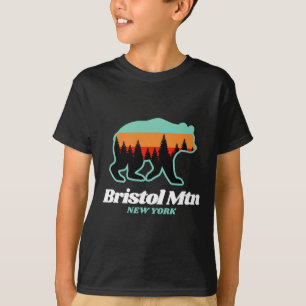Camiseta Urso de Neve de Esqui em Nova Iorque, Bristol Moun