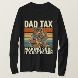 Camiseta Urso de Pai Legal Design de Hora do Lanche Diverti