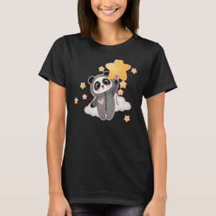 Camiseta Urso De Panda Com Pijama Bonito