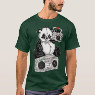 Camiseta Urso de Panda do DJ Hip Hop na Rua São Francisco