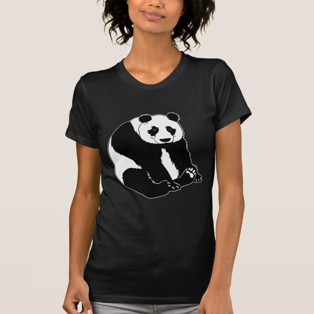Camiseta Urso de panda peluches (Frente)