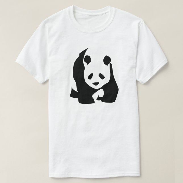 Camiseta Urso de Panda Personalizável (Frente do Design)