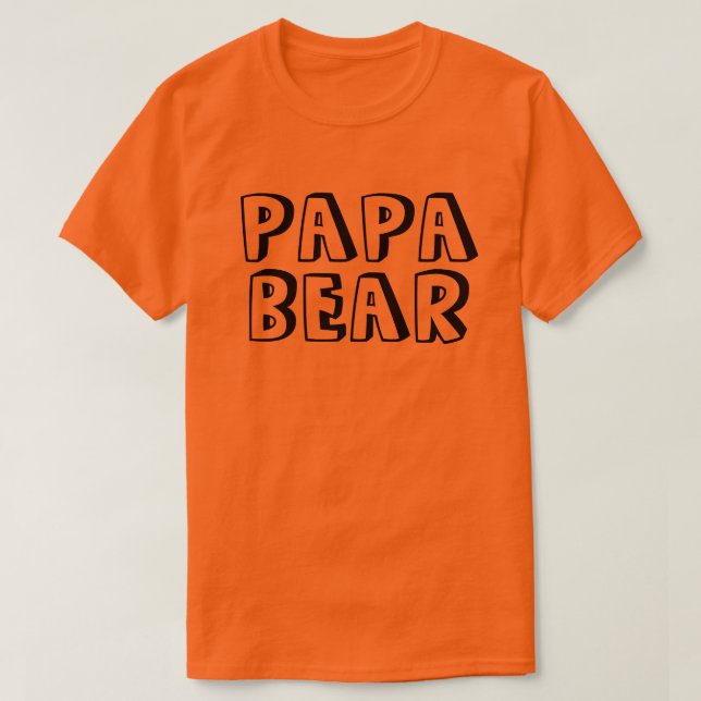 CAMISETA URSO DE PAPA (Frente do Design)