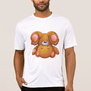 Camiseta Urso de Pelúcia de Cabeça para Baixo
