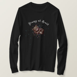 Camiseta Urso de pelúcia de manga comprida