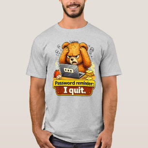 Camiseta Urso de Pelúcia Divertido Desisto Lembret