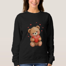 Urso de pelúcia do Dia dos Namorados com coração
