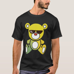 Camiseta Urso de pelúcia engraçado meme u2013 óculos de sol