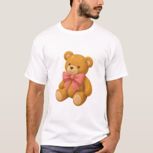 Camiseta Urso de Pelúcia Fofo – Design Adorável para Amante