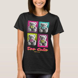 Camiseta Urso de Pelúcia Fofo Personalizado
