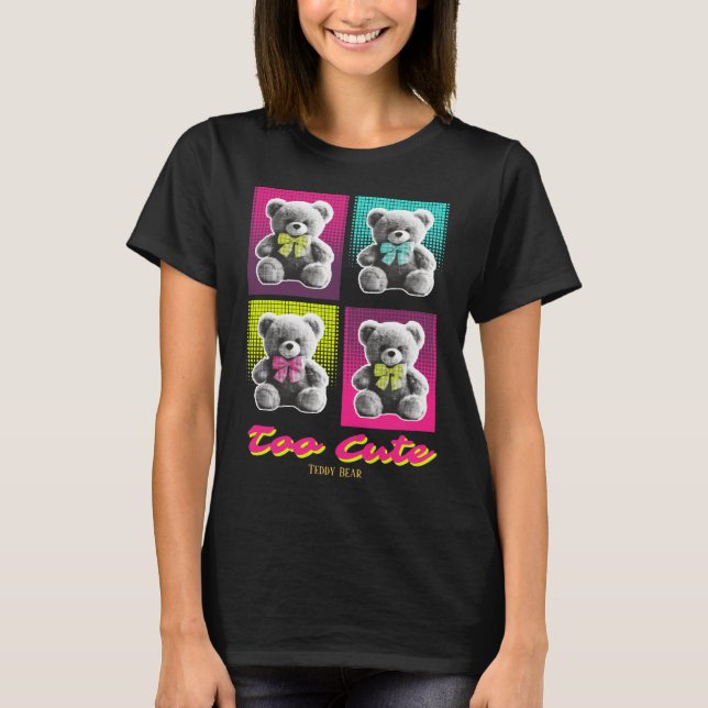 Camiseta Urso de Pelúcia Fofo Personalizado (Frente)