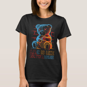 Camiseta Urso de pelúcia Neon ABC
