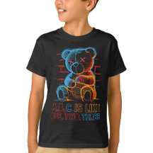 Urso de Pelúcia Neon ABC